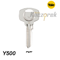 Mieszkaniowy 061 - klucz surowy mosiężny - Yale Y500